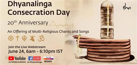 Dhyanalinga Consecration Day Live Telecast - Mukundha Tours & Travels