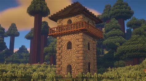 Made a Watchtower using chisel and bits : Minecraftbuilds Minecraft ...
