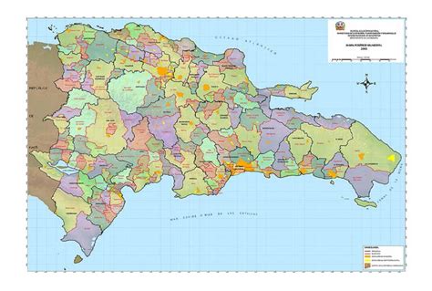 Mapa De La Republica Dominicana Completo