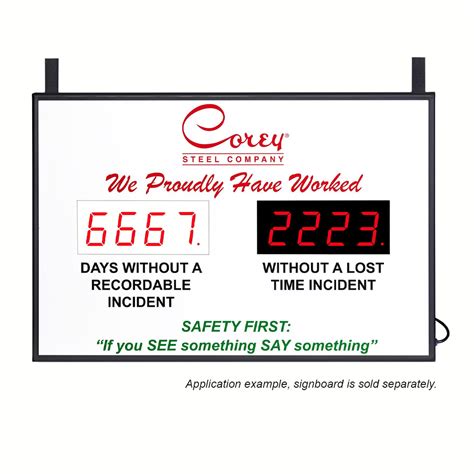 Digital Day Counter 4 Digit - Electronic Displays