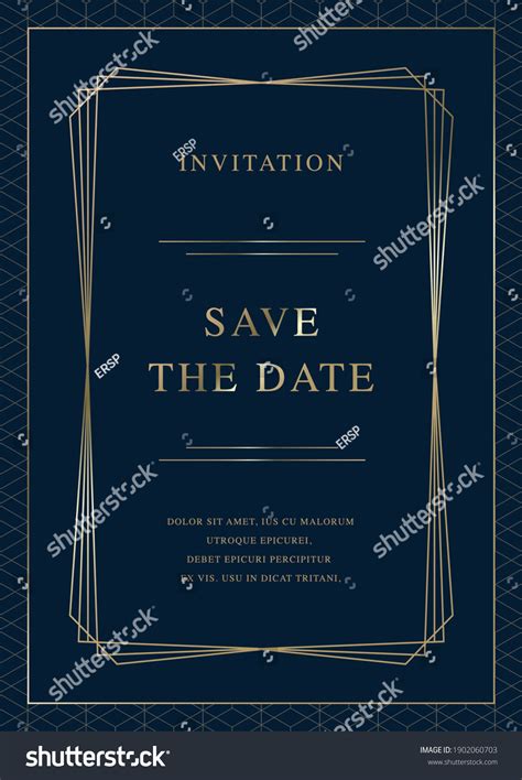 318,240 Gold border invitation Images, Stock Photos & Vectors | Shutterstock