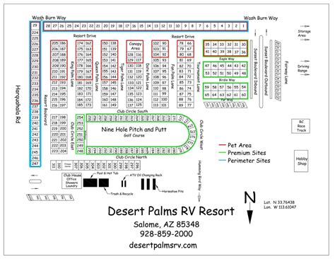 Sites & Rates — Desert Palms RV Resort