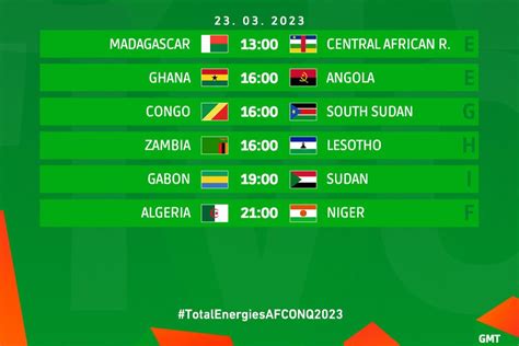 Matchday - 2023 Africa Cup of Nations Qualifiers : r/FootballAfrica