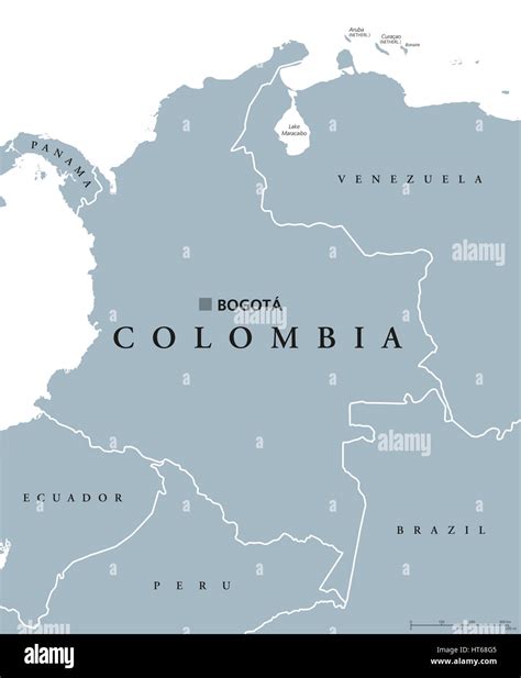 South America Map Columbia Stock Photos & South America Map Columbia ...