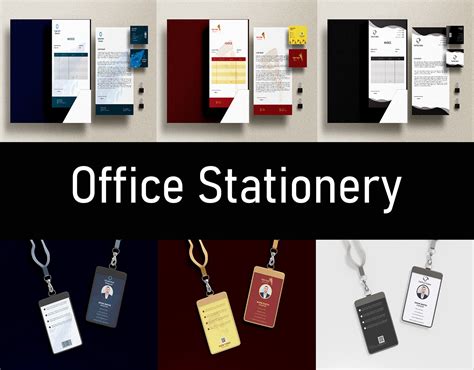 Office Stationary Design on Behance