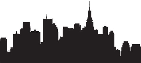 New York City Skyline Silhouette Clip art - Big City Silhouette PNG Clip Art png download - 8000 ...