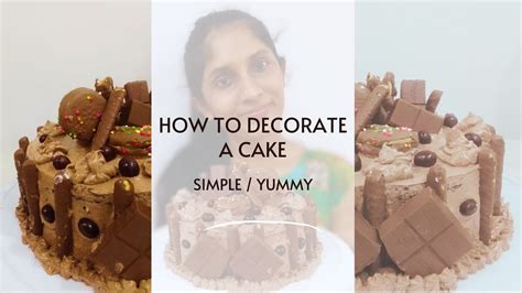 How to decorate a cake. Simple / Yummy - YouTube