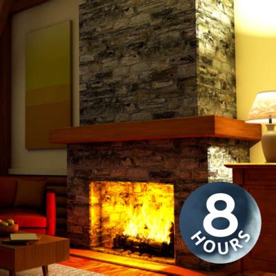 Relax to Winter Storm Sounds & Crackling Fireplace Comfy Vibe 8 Hours ...