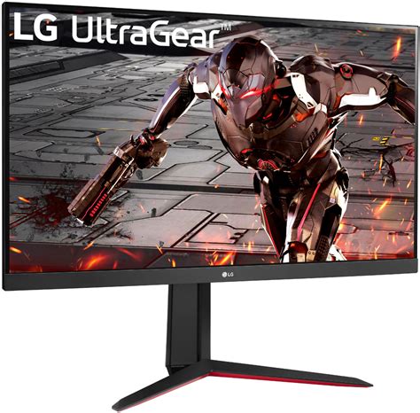 LG 32” UltraGear QHD Gaming Monitor with AMD FreeSync Black 32GN650-B ...