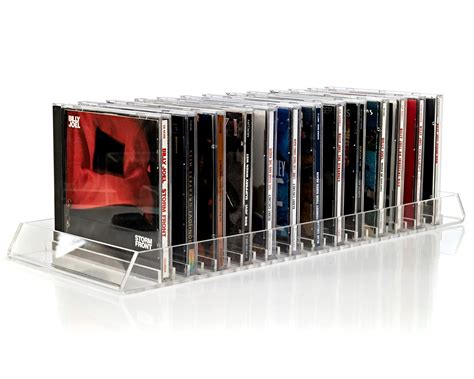 Record-Happy CD Storage Holder Rack Display – Clear Acrylic Compact ...