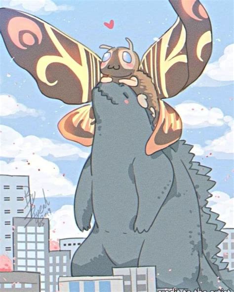 Love story between godzilla and mothra. ↿↼↾↽↴↳↲↱←↑→↓↔↕↖↗↘↙↚↛↞↟↠↡ #godzilla2019 #xplus #gojira # ...