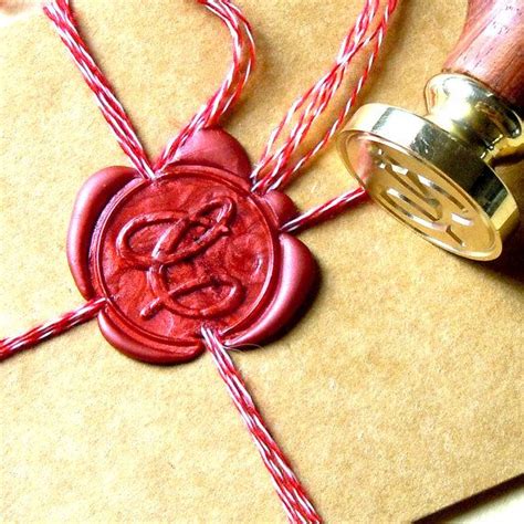 Letter Wax Seal Stamp Initials Stamp Personalized by artcarf...I love these things, I've wanted ...