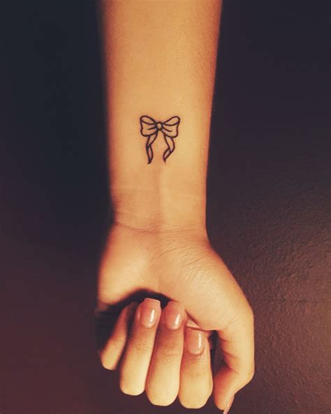 Tumblr Wrist Bow Tattoos