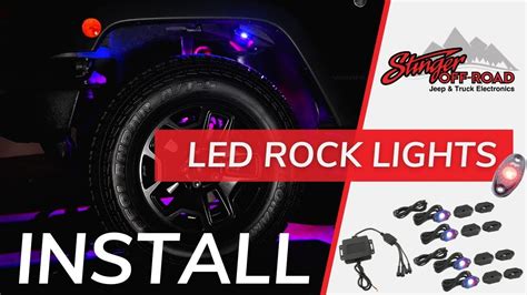 How To Install Rock Lights: Stinger RGB Multi-Color LED Bluetooth Underbody Kit on Jeep Wrangler ...