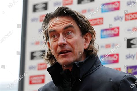 Brentford Manager Thomas Frank Answering Questions Editorial Stock ...