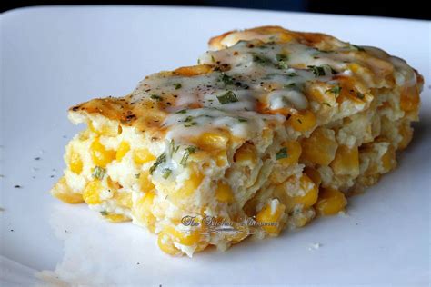 Baked Creamy Corn Corn Casserole with Cheese