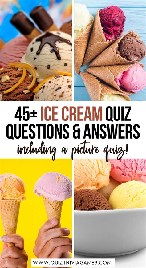 45+ Ice Cream Quiz Questions And Answers (+ Picture Quiz) - Quiz Trivia Games