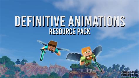 Minecraft Bedrock | Resource Pack: Definitive Animations - YouTube