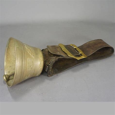 Antique Swiss Alpine Cow Bell with Leather Strap, Ca. 1900 at 1stDibs