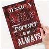 15222 - Love Quotes Personalized Oversized Greeting Card