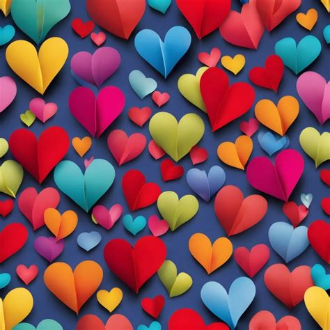 Heart Background Paper Colorful Free Stock Photo - Public Domain Pictures