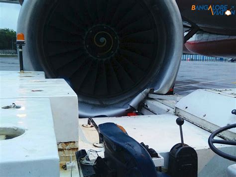 Exclusive photos: Tractor hits and damages Air India A320 aircraft - Bangalore Aviation