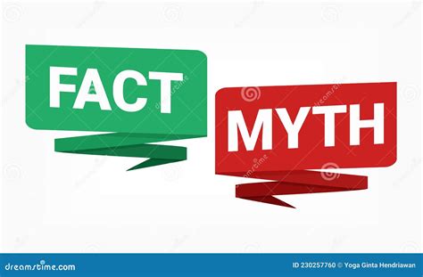 Facts Myths Sign. True or False Facts Bubble. Concept of Thorough Fact ...