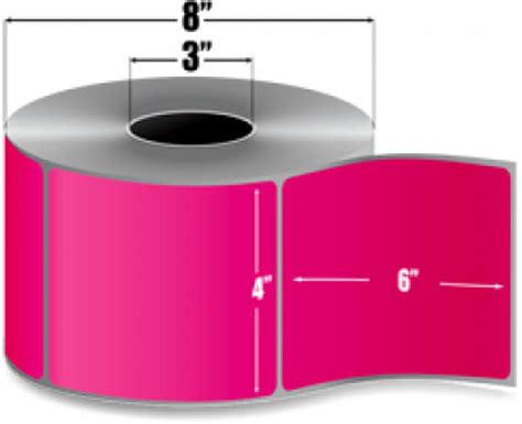 BCI TT400600PF-PINK Barcode Label - Barcodes, Inc.