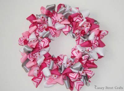 Valentine's Day Ribbon Wreath | Fun Family Crafts