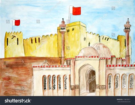 Fort Bahrain Coloring Sheet Stock Photos - 4 Images | Shutterstock