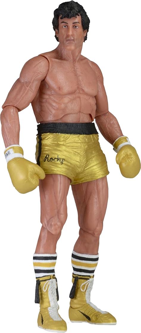 Amazon.com: NECA 40th Anniversary Series 1 Rocky Action Figure (7 ...