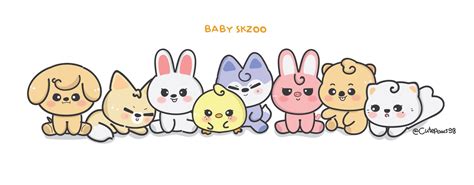 Nu 🍀 | slow on Twitter: "Baby SKZOO 💛 #StrayKids #스트레이키즈 ...