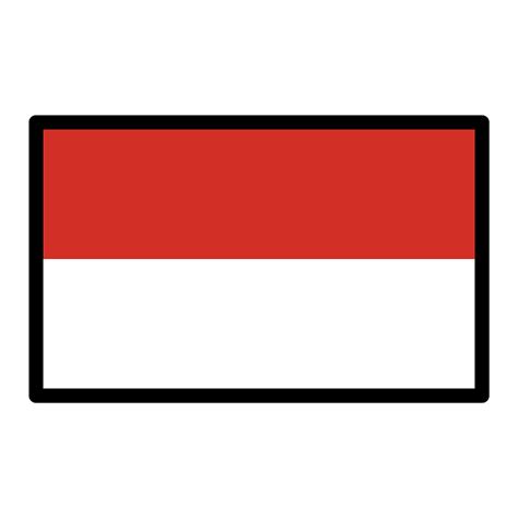 Indonesia flag emoji clipart. Free download transparent .PNG | Creazilla