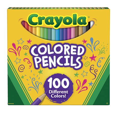 Crayola® 100 Count Colored Pencils, Perfect for Back-to-School | eBay