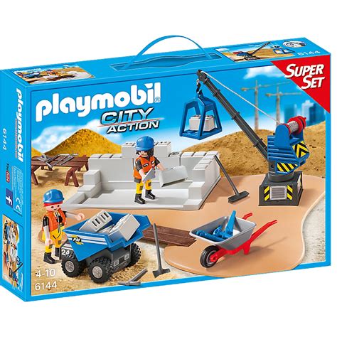 Playmobil Construction Site SuperSet (6144) Toys | Zavvi