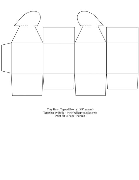 Template For A Gift Box