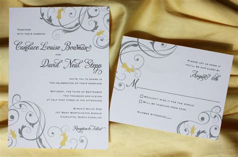 Yellow wedding invitations, Wedding invitations, Invitations