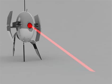 3dsmax turret portal laser