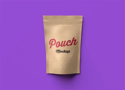 Free standing pouch packaging mockup psd information | kickinsurf