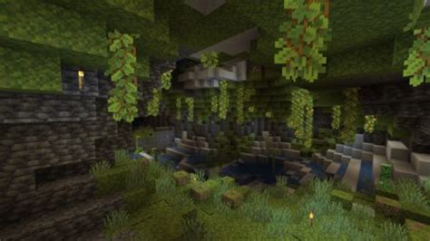 Lush Caves biome makes its debut in Minecraft Snapshot 21w10a - Gamepur