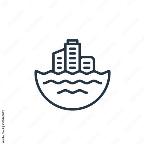 flood vector icon. flood editable stroke. flood linear symbol for use on web and mobile apps ...