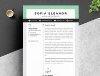 Dribbble - 04_-resume-cover-letter-page-free-resume-design-template ...