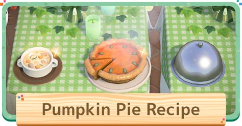 ACNH | Pumpkin Pie - Recipe & How To Make | Animal Crossing - GameWith