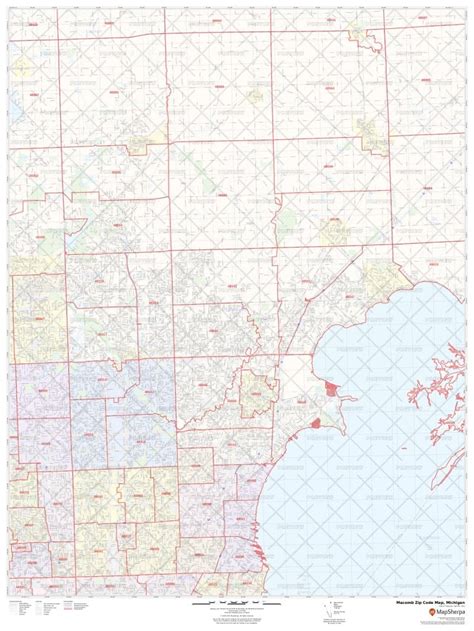 Macomb Zip Code Map, Michigan | Macomb County Zip Codes