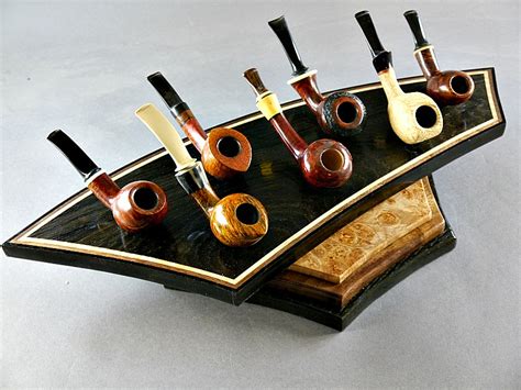 Morta 7 Pipe Stand | Exotics - Handmade Pipe Stands by Neal Yarm