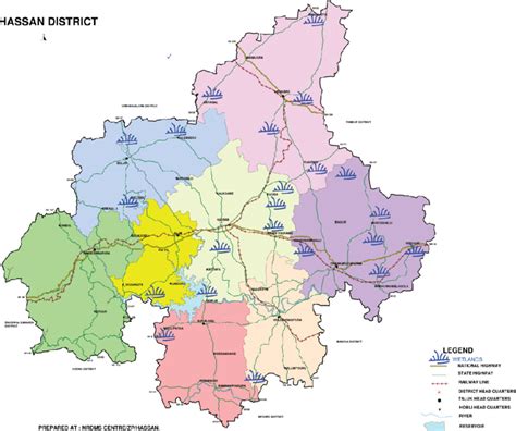 Wetland locations in Hassan district where from useful plants ...