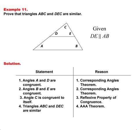 Math Example--Geometric Proofs--Example 11 | Media4Math