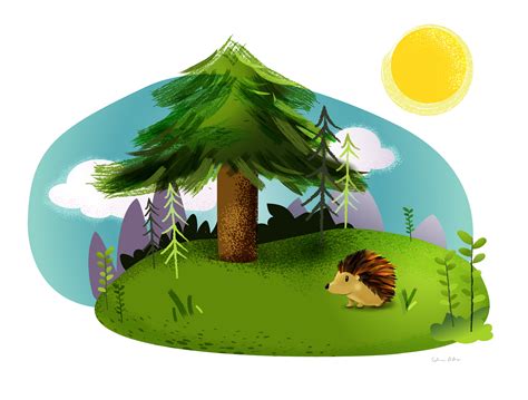 Hedgehog Forest on Behance