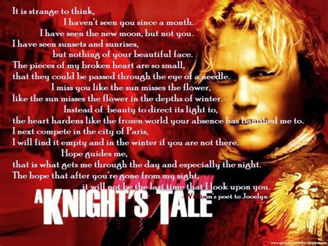 A Knight S Tale Quotes Love Letter - ShortQuotes.cc