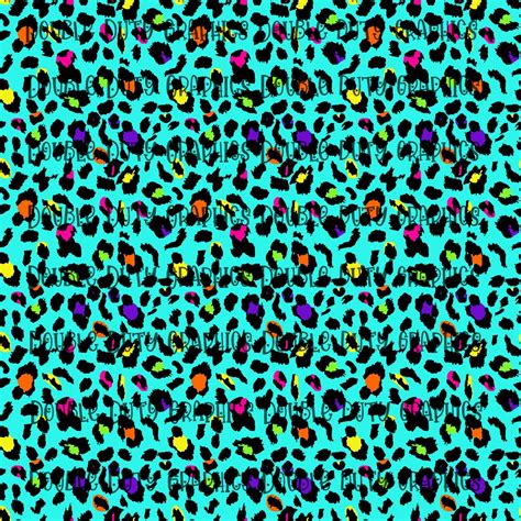 Seamless Neon Cheetah Design - Etsy